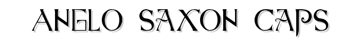 Anglo-Saxon Caps font
